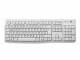 Logitech K120 for Business - Keyboard - USB - German - white