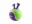 Bild 4 GiGwi Hunde-Spielzeug Jumpball, Tennis Ball, Grün/Violett