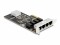 Bild 2 DeLock Netzwerkkarte 4x RJ45 1Gbps, PCI-Express x4