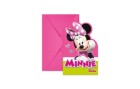 Amscan Geburtstagskarte Disney Minnie 6 Stück, Papierformat: 9