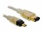 Bild 2 DeLock FireWire-Kabel 400Mbps 6Pin-4Pin 1 m, Datenanschluss