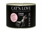 Cat's Love Nassfutter Junior Huhn Pur, 200 g, Tierbedürfnis