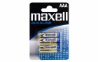 Maxell Europe LTD. Batterie AAA 4 Stück, Batterietyp: AAA