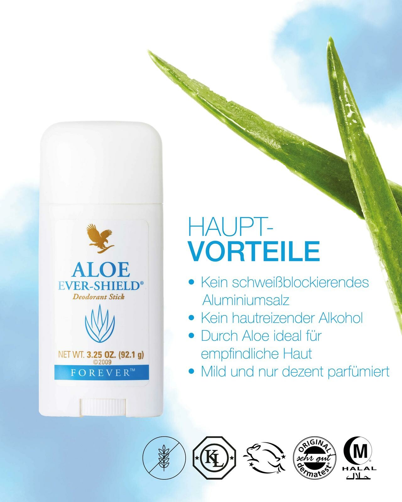Aloe Ever-Shield - Aloe-Deo-Stick - natura24.ch - creativa 1001  Geschenkideen