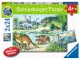 Ravensburger Puzzle Saurier und ihre Lebensräume, Motiv: Tiere