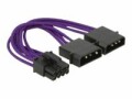 DeLock Stromadapter 2x Molex zu 8Pin für