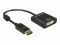 Bild 3 DeLock Adapter Displayport - DVI passiv, 4K, schwarz, Kabeltyp