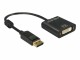 Bild 3 DeLock Adapter Displayport - DVI passiv, 4K, schwarz, Kabeltyp