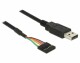 DeLock USB2.0 Kabel, A - TTL Seriel 6Pin 3V