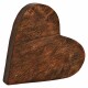 ROOST     Herz aus Mangoholz - 10036840  braun                23x22x4cm