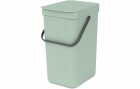 Brabantia Recyclingbehälter Sort & Go 12 l, Hellgrün, Material