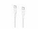 BELKIN BRAIDED USB-C/USB-C CABLE SUPPORTS FAST CHARGING UP