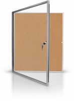 MAGNETOPLAN Schaukasten SP 610x730x40mm 1215024 Indoor, Kork 4xA4