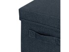 Leitz Faltbox Fabric Dunkelgrau, 2er Pack, Breite: 19 cm