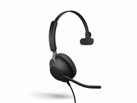 Jabra Headset Evolve2 40 Mono MS Schwarz, USB-C, Microsoft