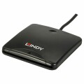 LINDY USB 2.0 Smart Card Reader - Lecteur de cartes à puce - USB