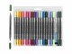 Creativ Company Textilmarker 2.3 + 3.6 mm Mehrfarbig, 20 Stück