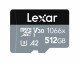 Lexar microSDXC-Karte Professional 1066x Silver 512 GB