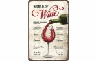 Nostalgic Art Schild World of Wine 20 x 30 cm