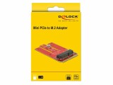 DeLock Mini-PCI-Express-Karte Mini-PCIe - M.2 Key-E USB2.0
