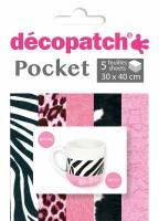 DECOPATCH Papier Pocket Nr. 9 DP009O 5 Blatt