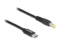 DeLock Ladekabel USB-C zu 5.5 x 2.5 mm Stecker