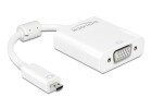 DeLock Adapterkabel Micro-HDMI ? VGA mit Audio, Weiss, Kabeltyp