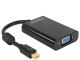 DeLOCK - Adapter mini Displayport 1.1 male > VGA female + Audio + Power