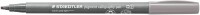 STAEDTLER Fasermaler 2mm 375-840 warmes grau hell, Kalligraphie