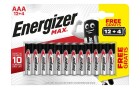 Energizer Batterie Max AAA 12+4 Stück, Batterietyp: AAA