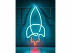 Vegas Lights LED Dekolicht Neon Sign Rakete 25 x 30