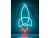 Bild 0 Vegas Lights LED Dekolicht Neonschild Rakete 25 x 30 cm