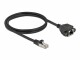 Immagine 1 DeLock Patchkabel Verlängerungskabel Cat 6A, S/FTP, 1 m, Schwarz