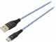 EGOGEAR   Charging Cable Type-C 3m - SCH10P5WH braided, PS5, White,Blue