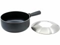 Kadastar Fondue-Caquelon Elegance Schwarz, Material: Aluminium