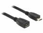 DeLock USB 2.0-Verlängerungskabel Micro-USB B - Micro-USB B