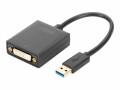 Digitus USB 3.0 to DVI Adapter - Adaptateur vidéo