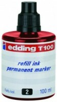 EDDING Tinte 100ml T-100-2 rot, Kein Rückgaberecht, Aktueller