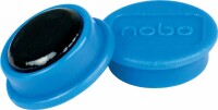 NOBO Magnet rund 13mm 1915285 blau 10 Stück, Dieses