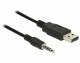 DeLock USB 2.0-Kabel USB A TTL - 3.5 mm