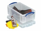 Really Useful Box Aufbewahrungsbox 5 Liter, Transparent, Breite: 34 cm, Höhe