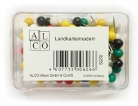 ALCO      ALCO Landkartennadel 5x16mm 626 assortiert 100 Stück