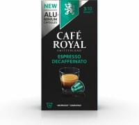 CAFE ROYAL Kaffeekapseln Alu 2001772 Decaffeinato Espresso 10