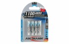 Ansmann Akku 4x AAA 1050 mAh, Spannung: 1.2 V