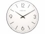 NeXtime Wanduhr Basic Ø 35 cm Weiss, Form: Rund