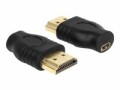 DeLock Adapter HDMI - Micro-HDMI (HDMI-D), 1 Stück, Kabeltyp