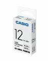 Casio XR-12WE1 - Selbstklebend - Schwarz auf Weiß
