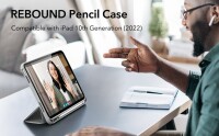 ESR Rebound Pencil Case 1B1860203 iPad (Gen10) Grey, Kein
