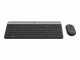 Logitech Slim Wireless Combo MK470 - Ensemble clavier et