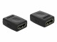 DeLock Adapter HDMI - HDMI, 1 Stück, Kabeltyp: Adapter